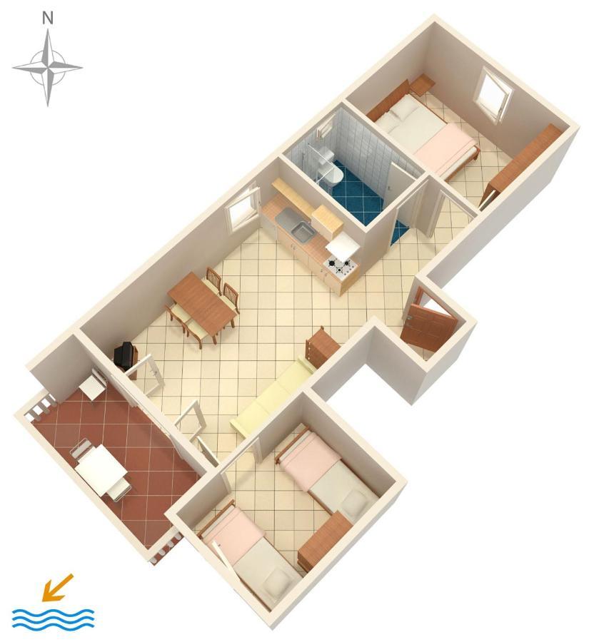 Apartments With A Parking Space Mandre, Pag - 6405 科兰 外观 照片